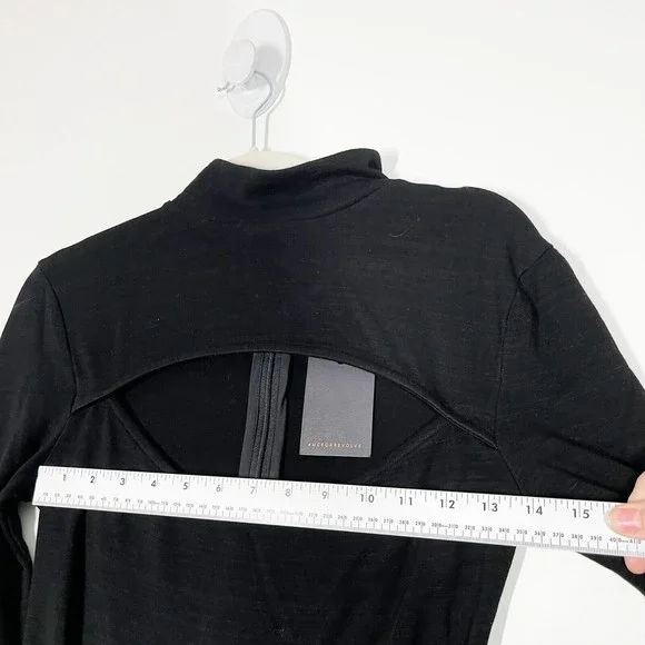 Michael Costello x REVOLVE Evelyn Bodysuit Women's Black Cutout Size Medium NEW - Picture 8 of 11